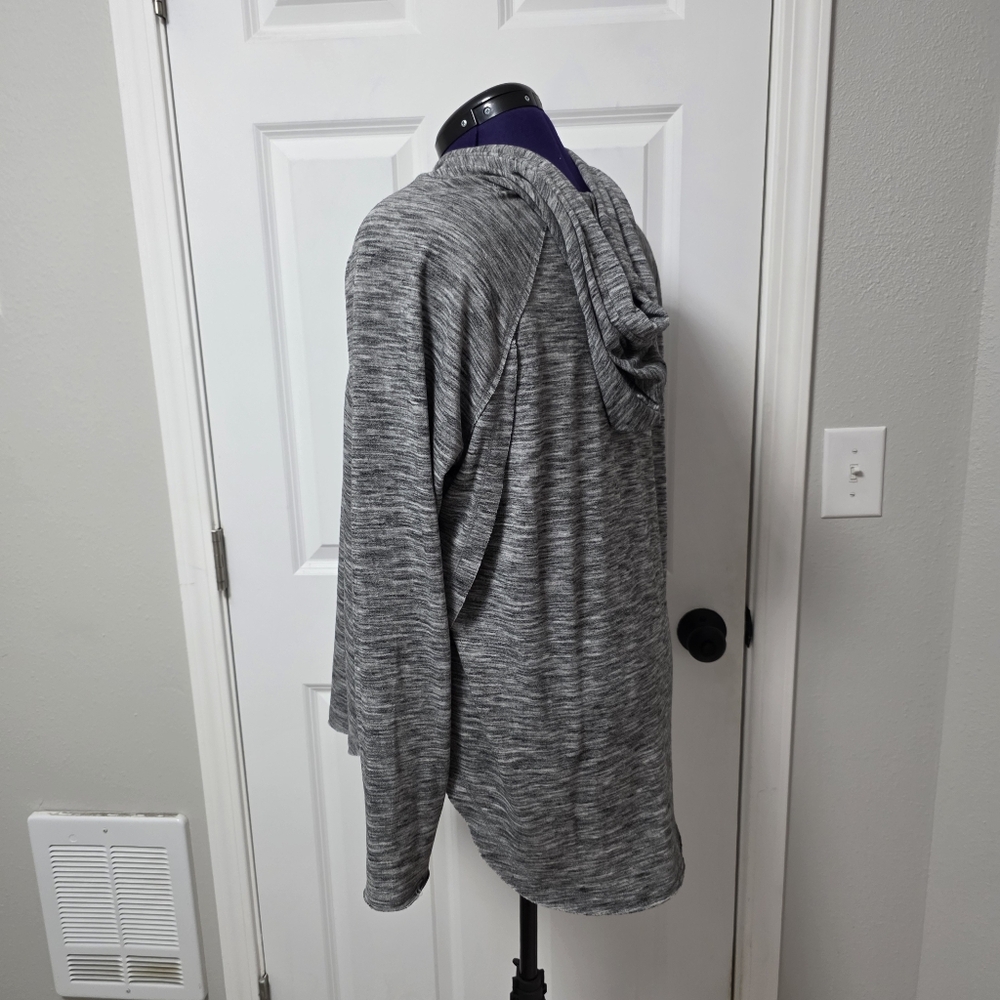 Lightweight Grey Longsleeve Hoodie Size XL - Picture 7 of 11